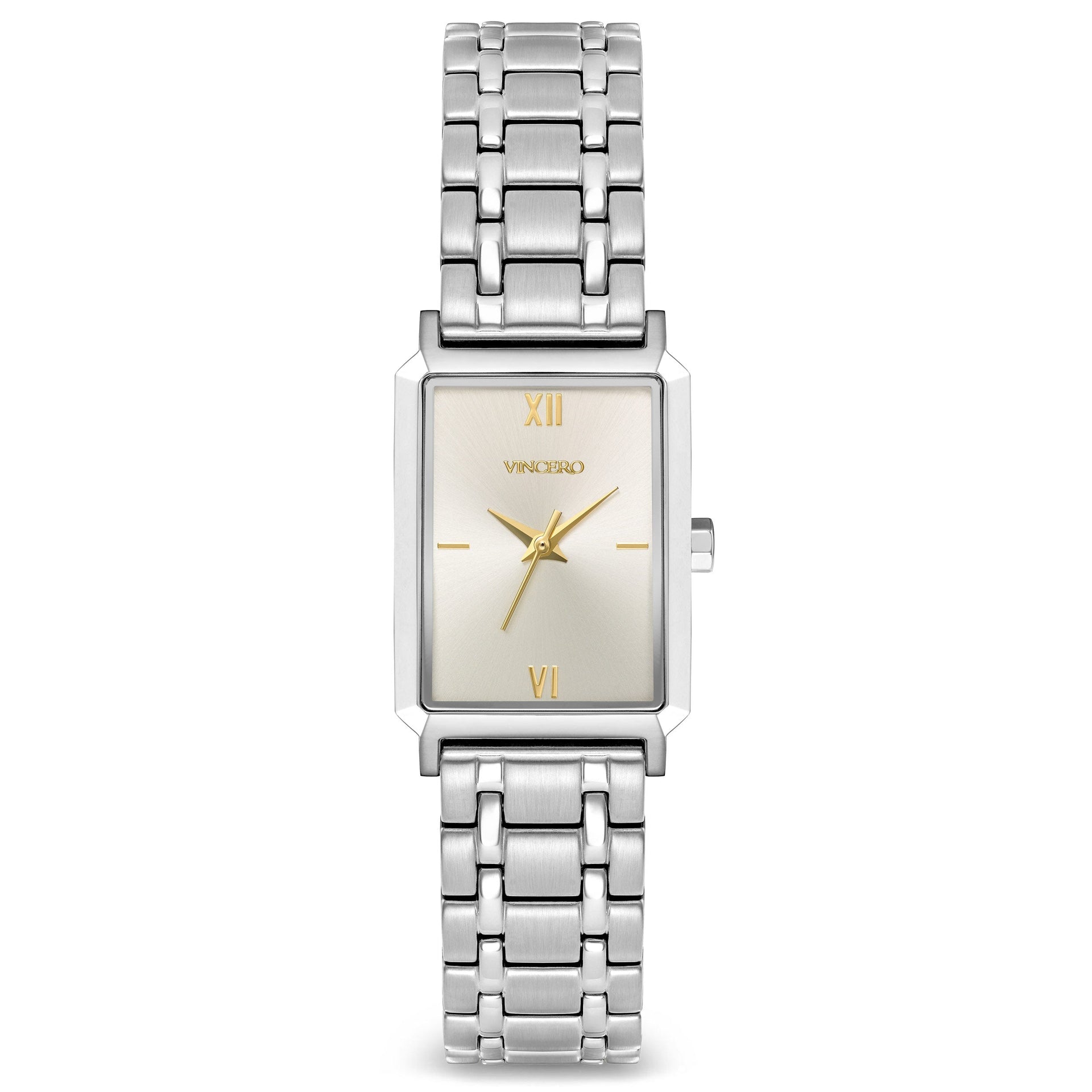 Vincero Collective Ava S2 watch in champagne finish viewed from the front