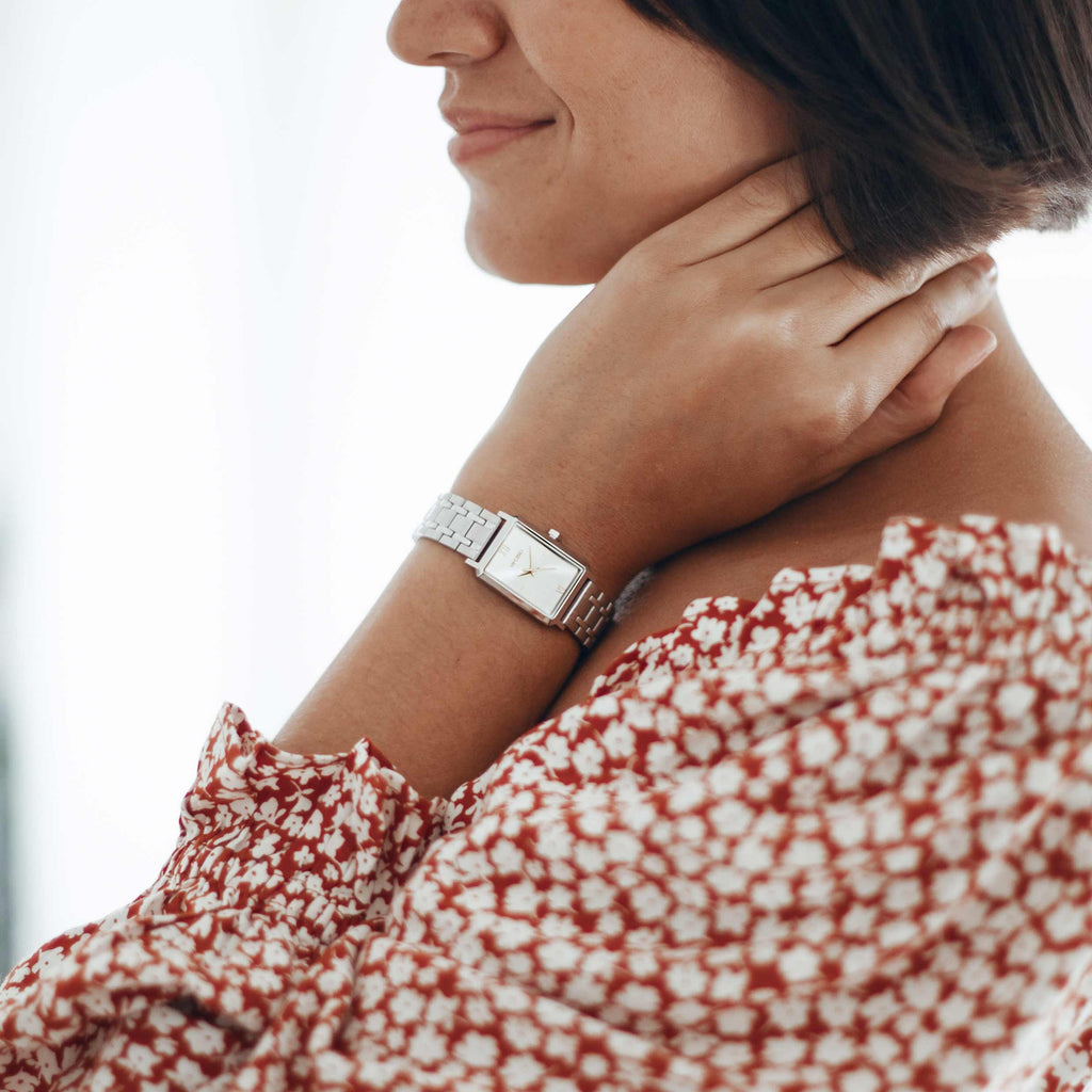 Ava S2 Minimalist Women's Watch in Champagne Finish