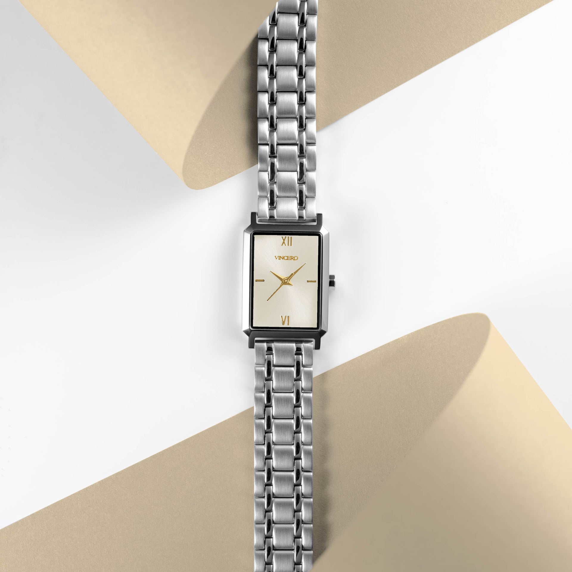 Ava S2 Minimalist Women's Watch in Champagne Finish