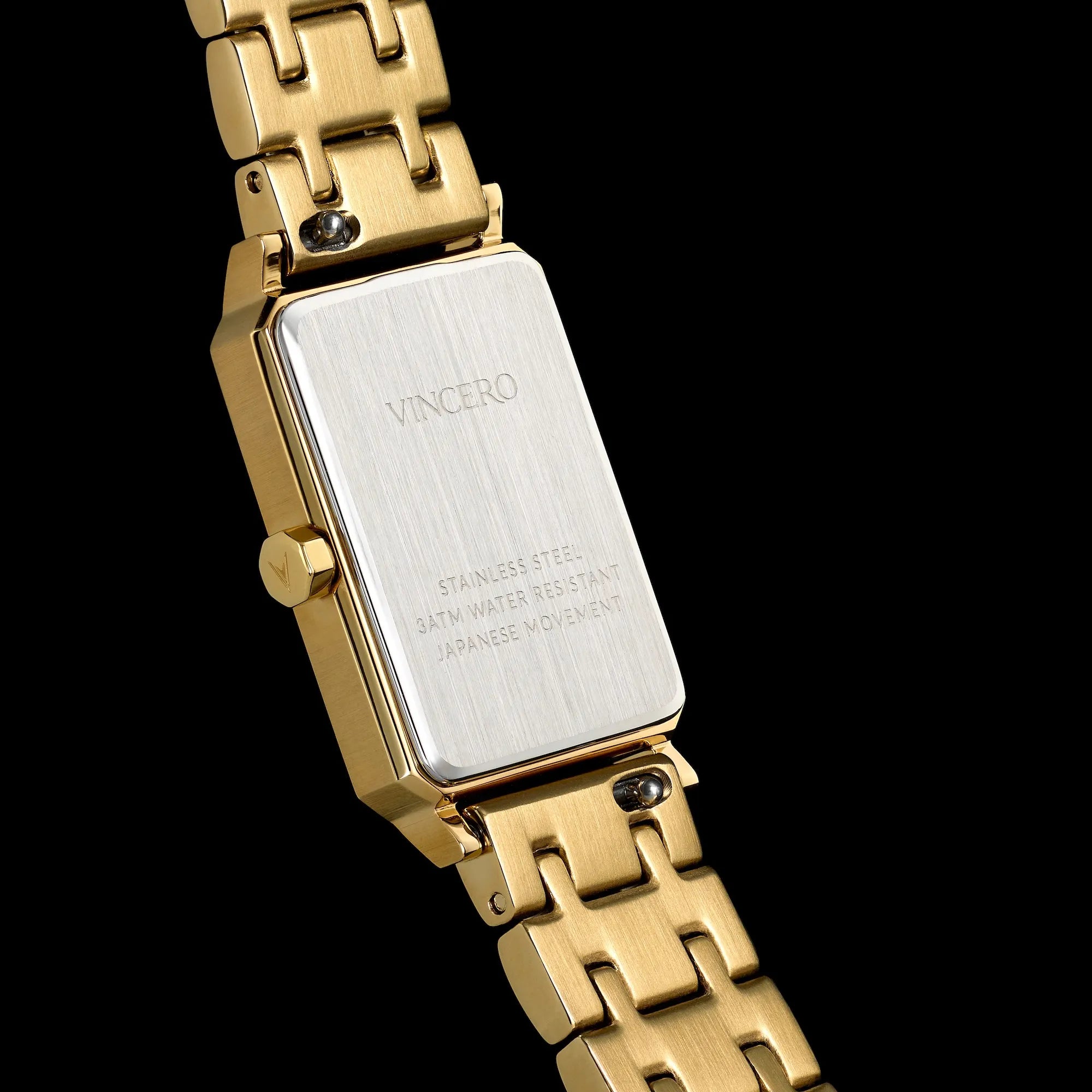 Ava S2 Emerald Petite Rectangle Watch with Slim Profile