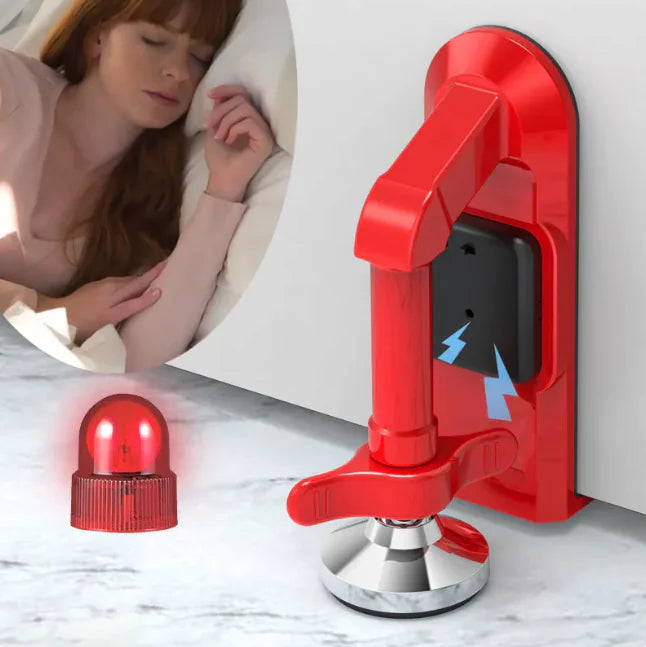 Portable Door Lock & Self-Defense Door Stopper with Alarm – Travel Accommodation Security Device