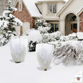Pack of 2 White Winter Plant Covers 31.6x47 inch Freeze Protection Plant Winter