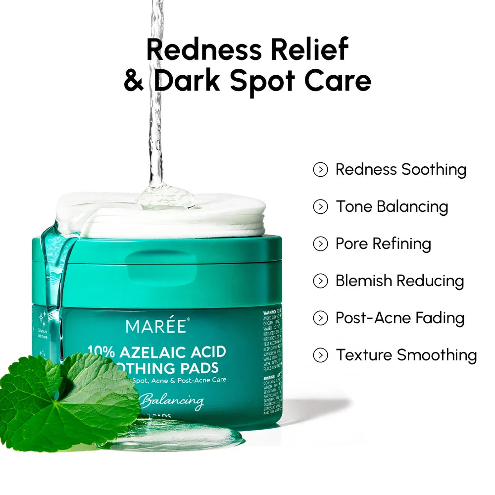 10% Azelaic Acid Soothing Toner Pads for Radiant Skin Tone - Image 3