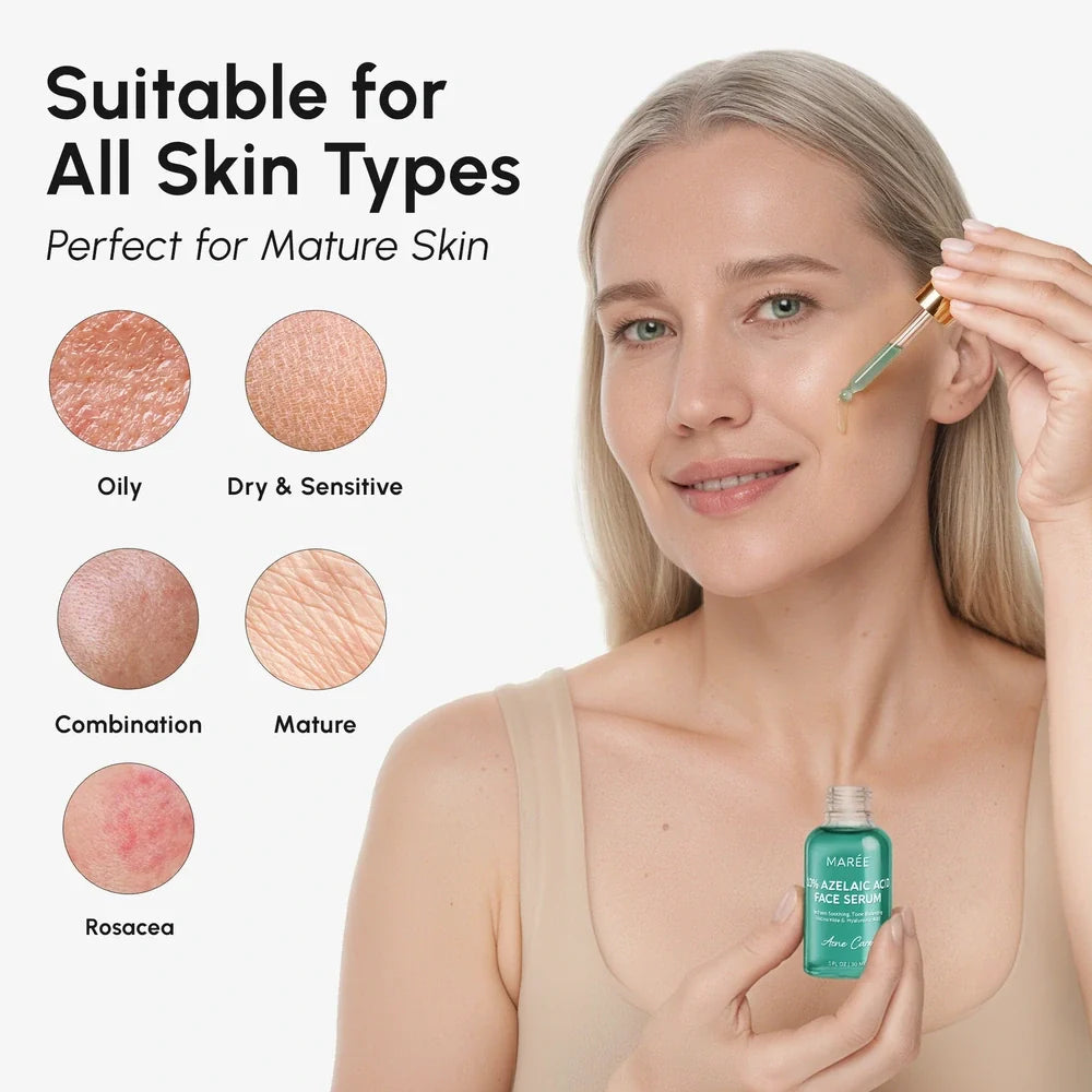 10% Azelaic Acid Face Serum for Redness Relief and Acne Care - Image 7