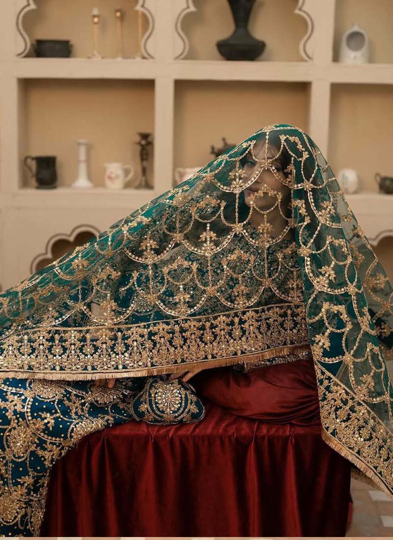 Rama Green Georgette Sequence Work Salwar Suit