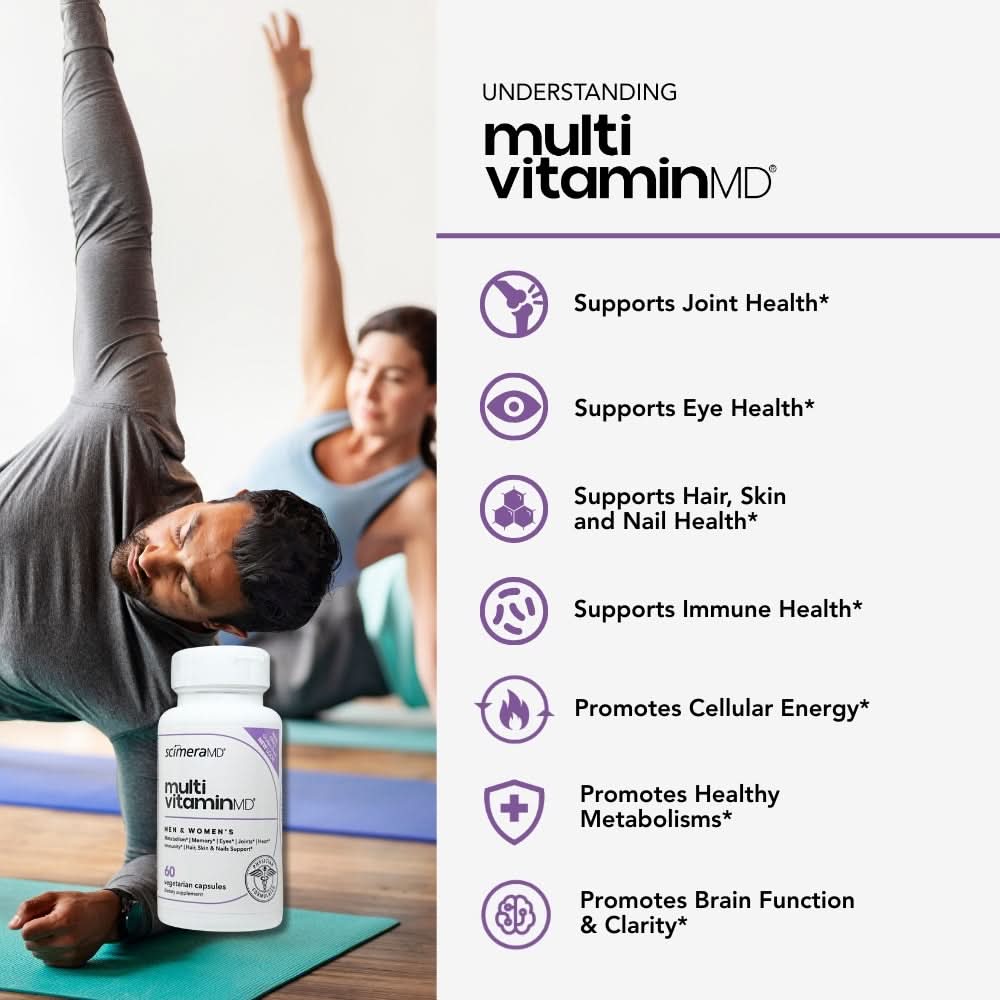 Full-Spectrum Multivitamin Supplement with Minerals & Superfoods 60CT