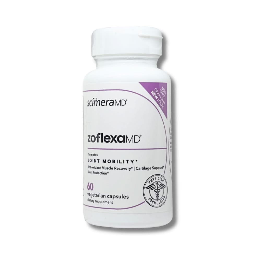 Bottle of Scimera MD Zoflexa Joint Support Supplement, 60 count