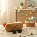 Hot Dog Plush Toy with Cute Dangly Feet  – Kawaii Soft Toy for Kids & Adults