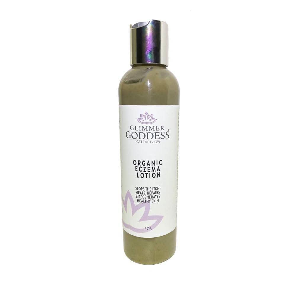 Glimmer Goddess Organic Eczema Lotion for dry, hypersensitive skin