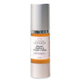 Glimmer Goddess Organic Pumpkin and Vitamin E Serum in an amber bottle with silver dropper.