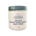 Glimmer Goddess Organic Whipped Sugar Fondant Body Scrub in Lavender Lemon scent