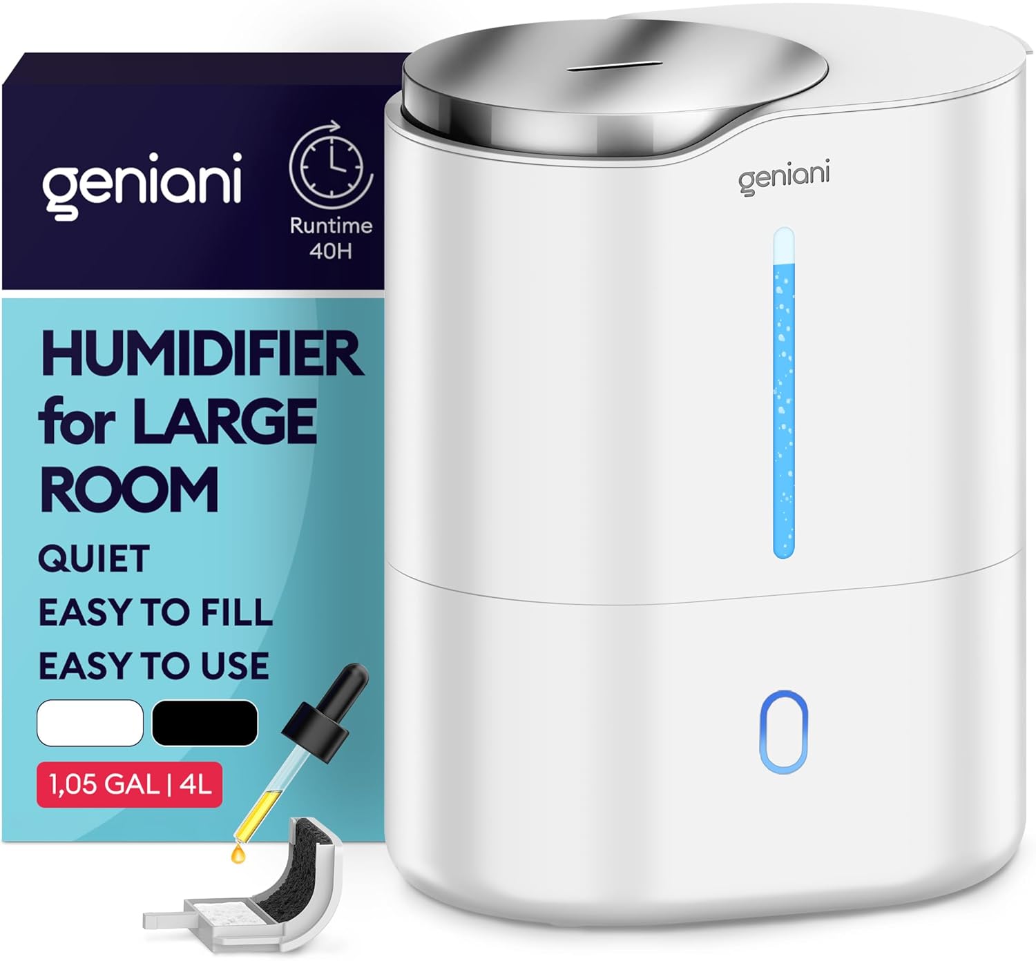 Humidifier Huron 4L, White