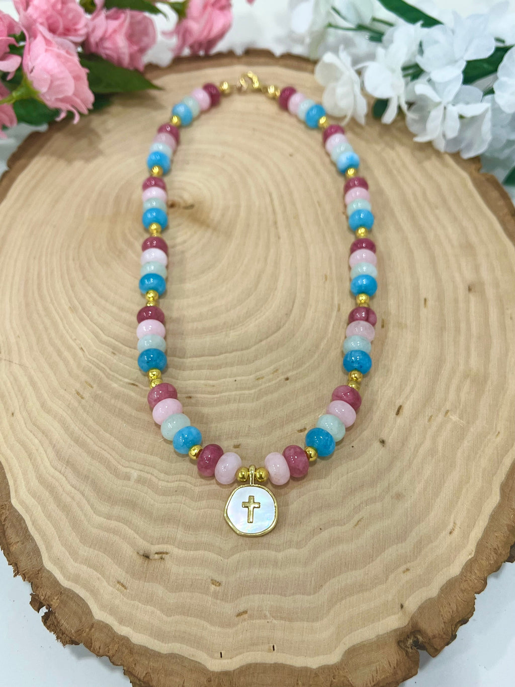 Christian Cross Necklace – Fruit of the Spirit Necklace