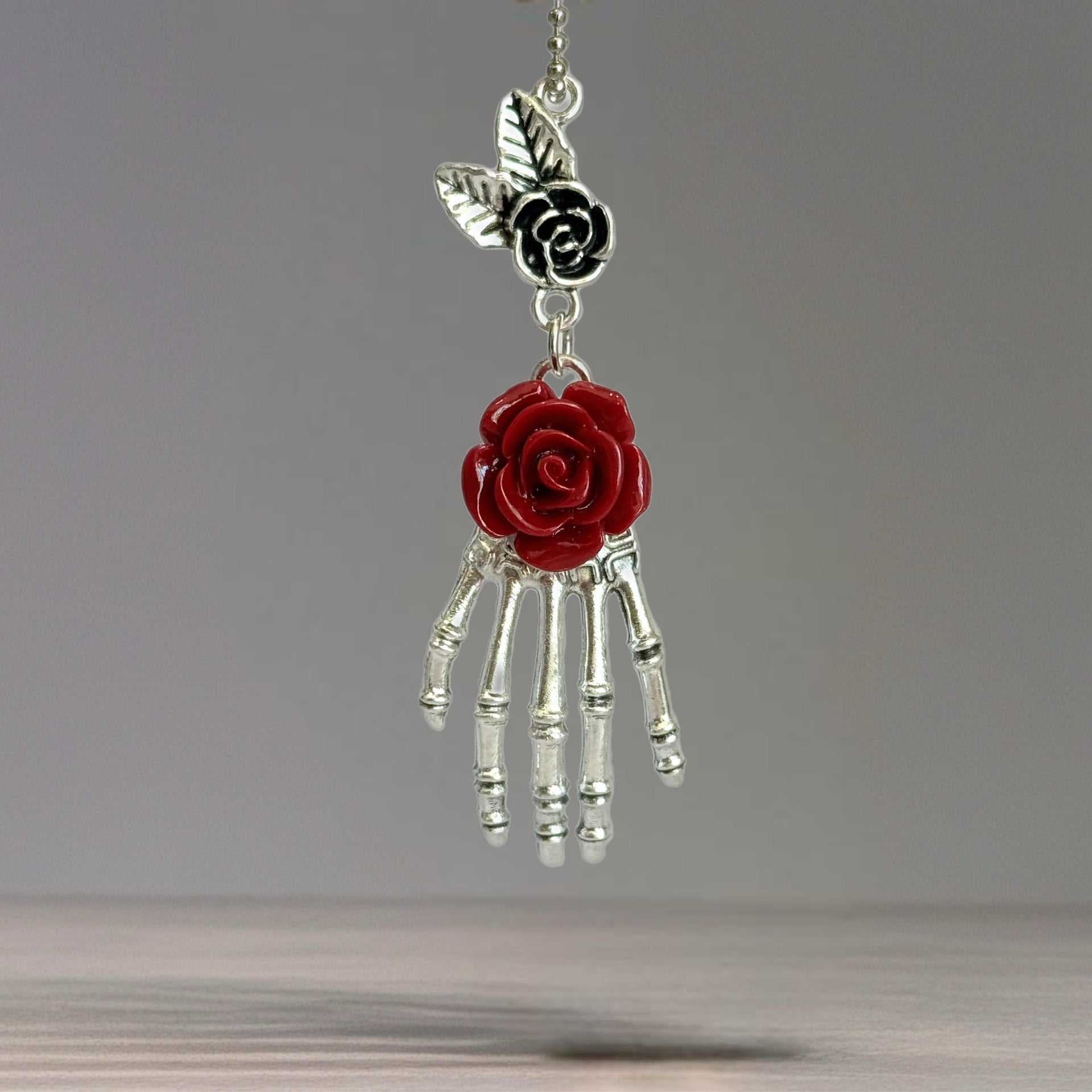 Deadly Damask Skeleton Charm - Tumbler Handle Charm
