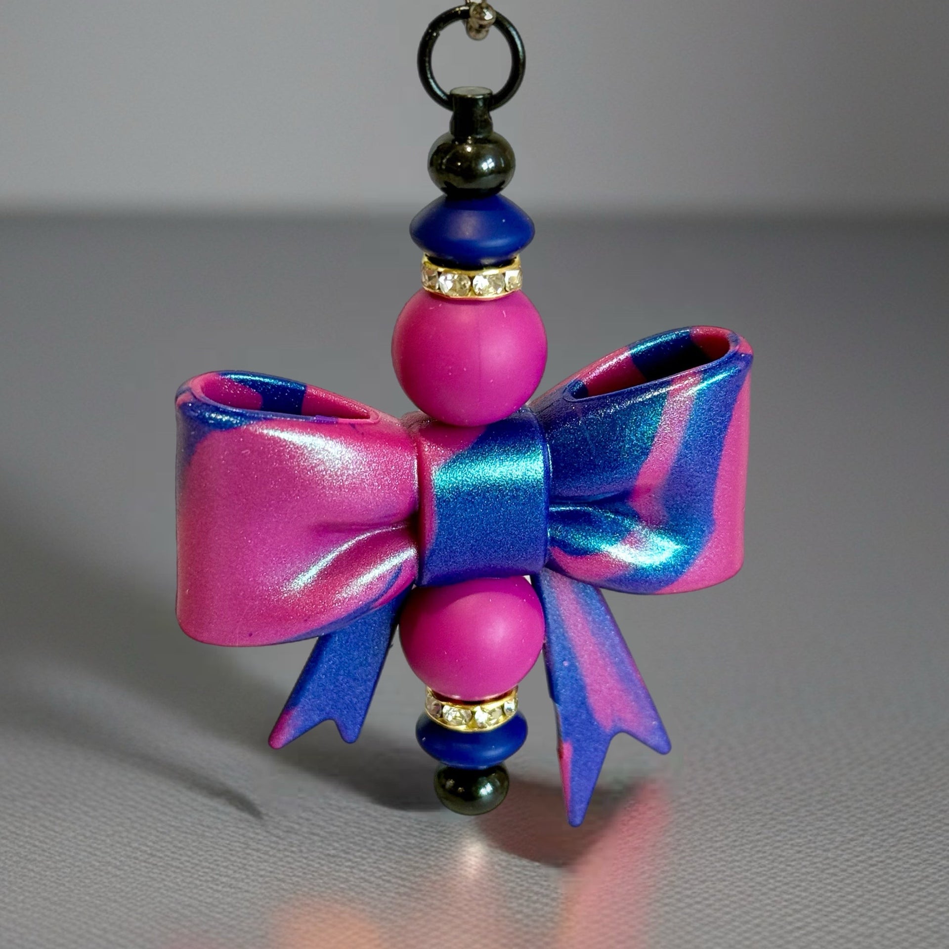 Berry Truffle 3D Bow Charm - Tumbler Handle Charm