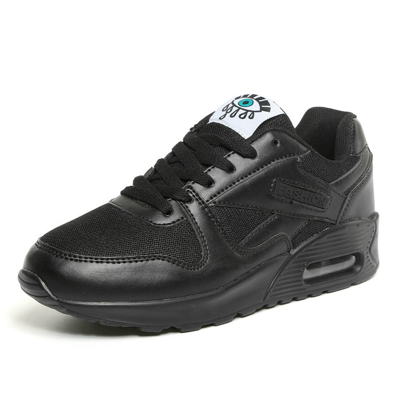 Women's Breathable Mesh Sporty Athletic Walking Shoes - Image 3