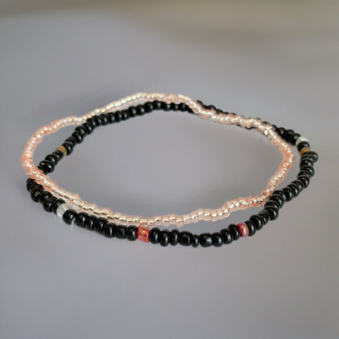 Simple Black Tumbler Bracelet