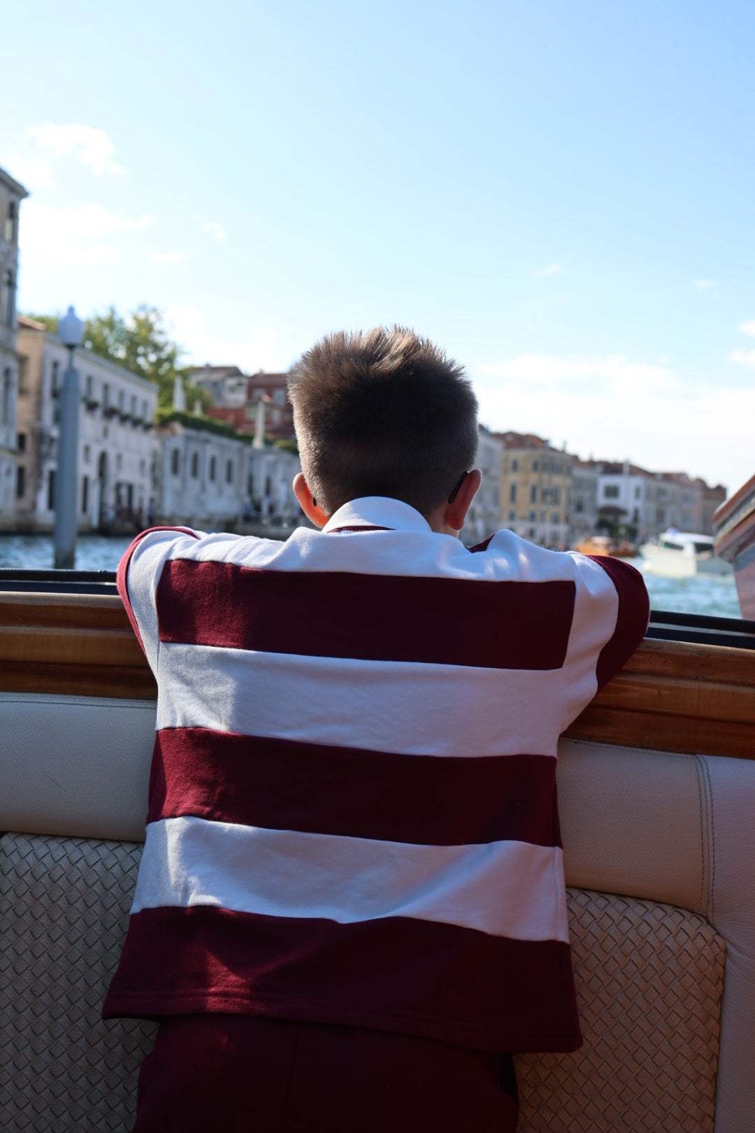Child Rugby Sweatshirt | Deep Cranberry