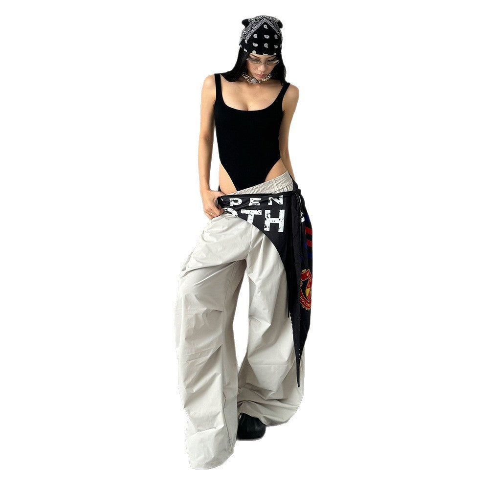 Women's Quick Dry Summer Loose Wide Leg Harajuku Pants - Image 5