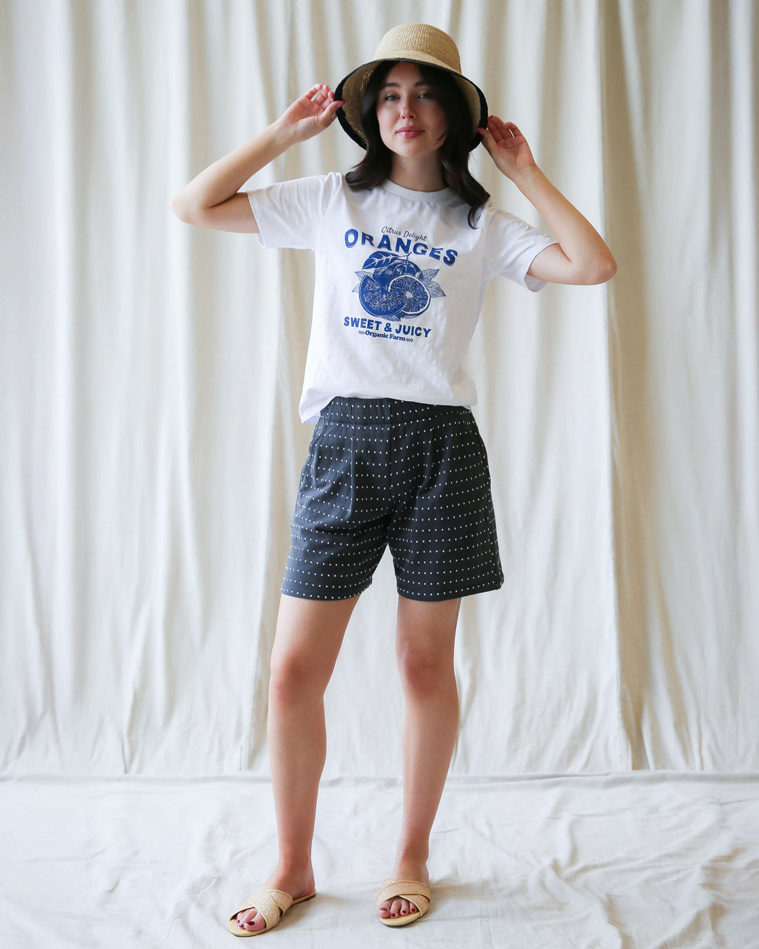On Repeat Wide-Leg Sweat Short with Front Pleats