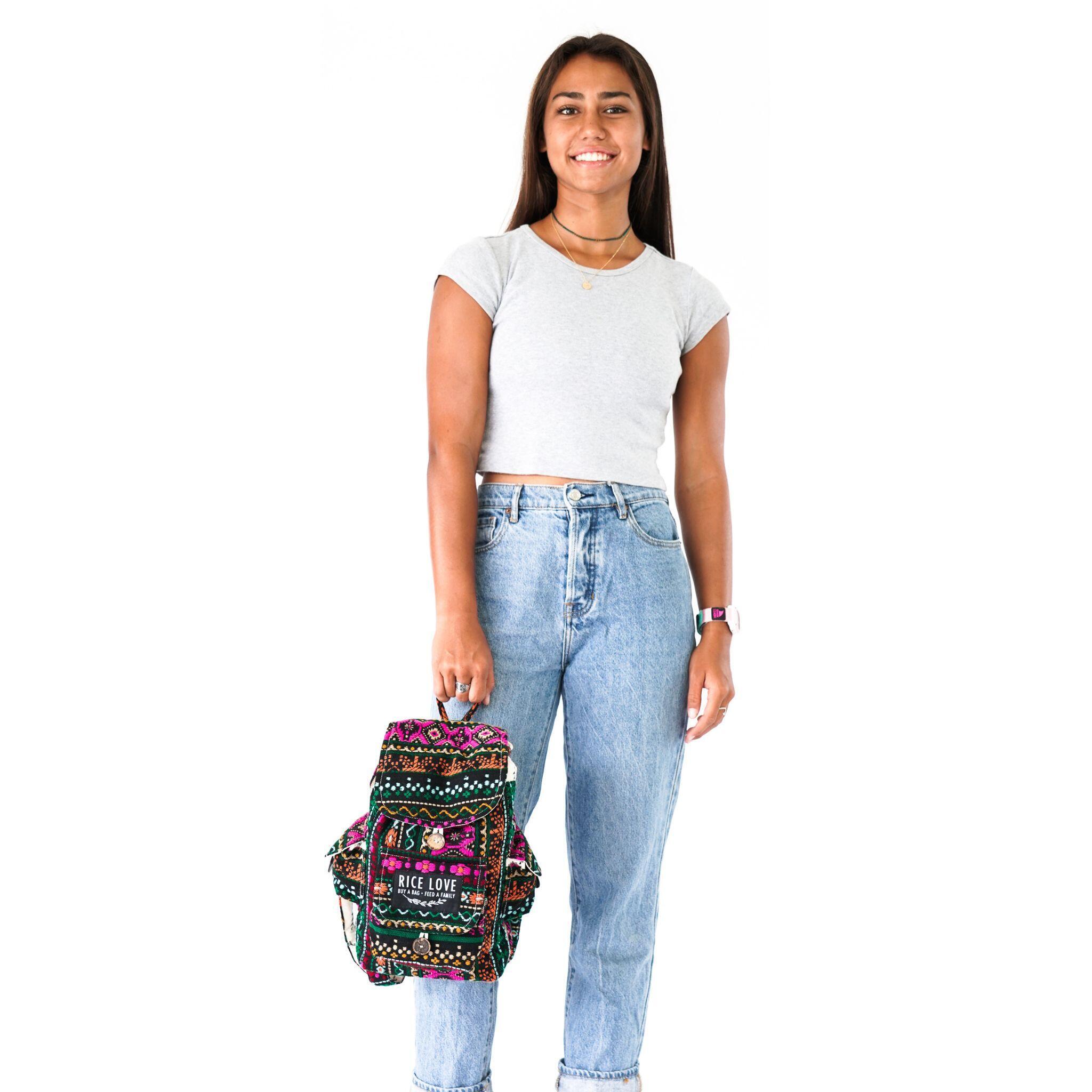 Mini Recycled Travel Backpack Dana