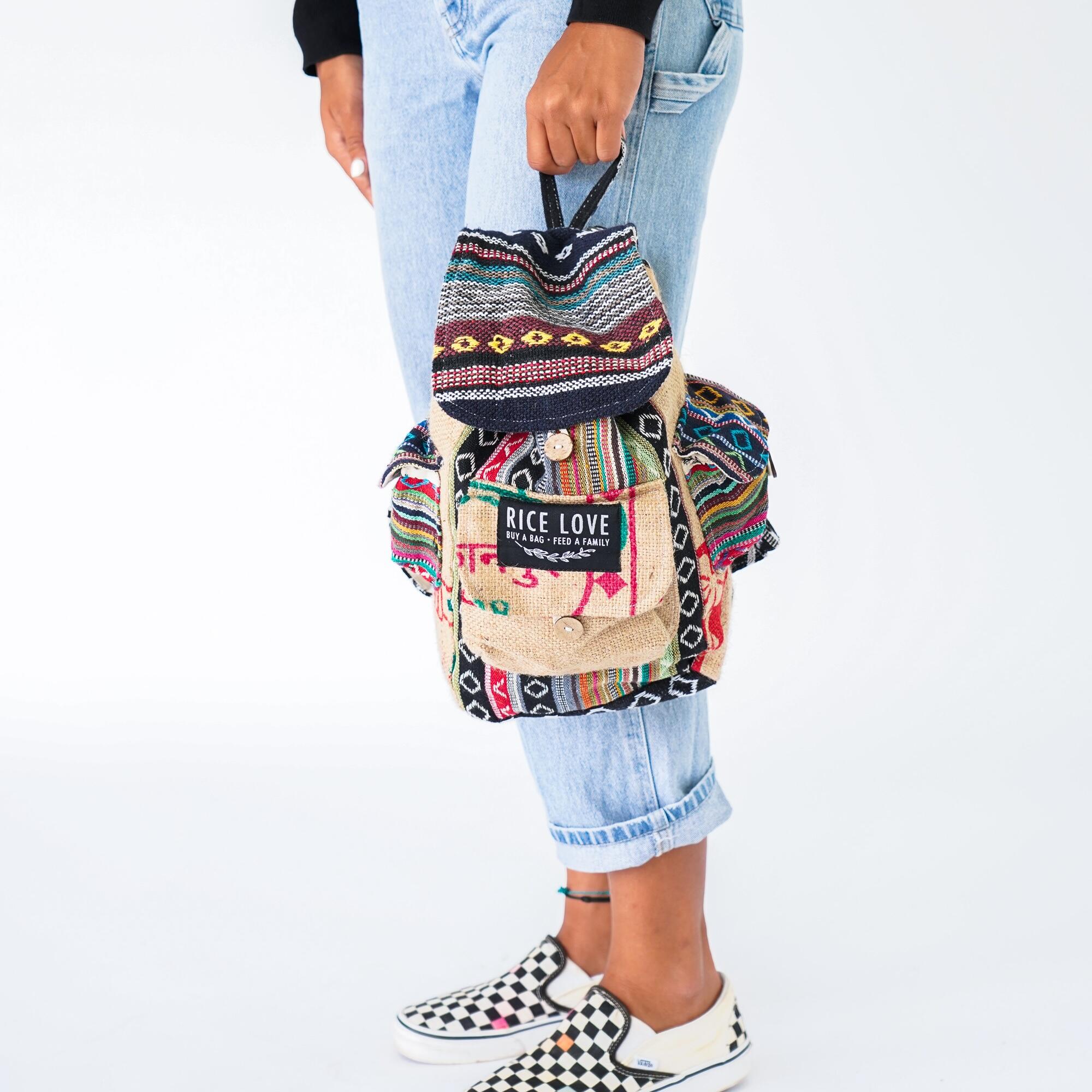 Mini Recycled Travel Backpack Mumbai