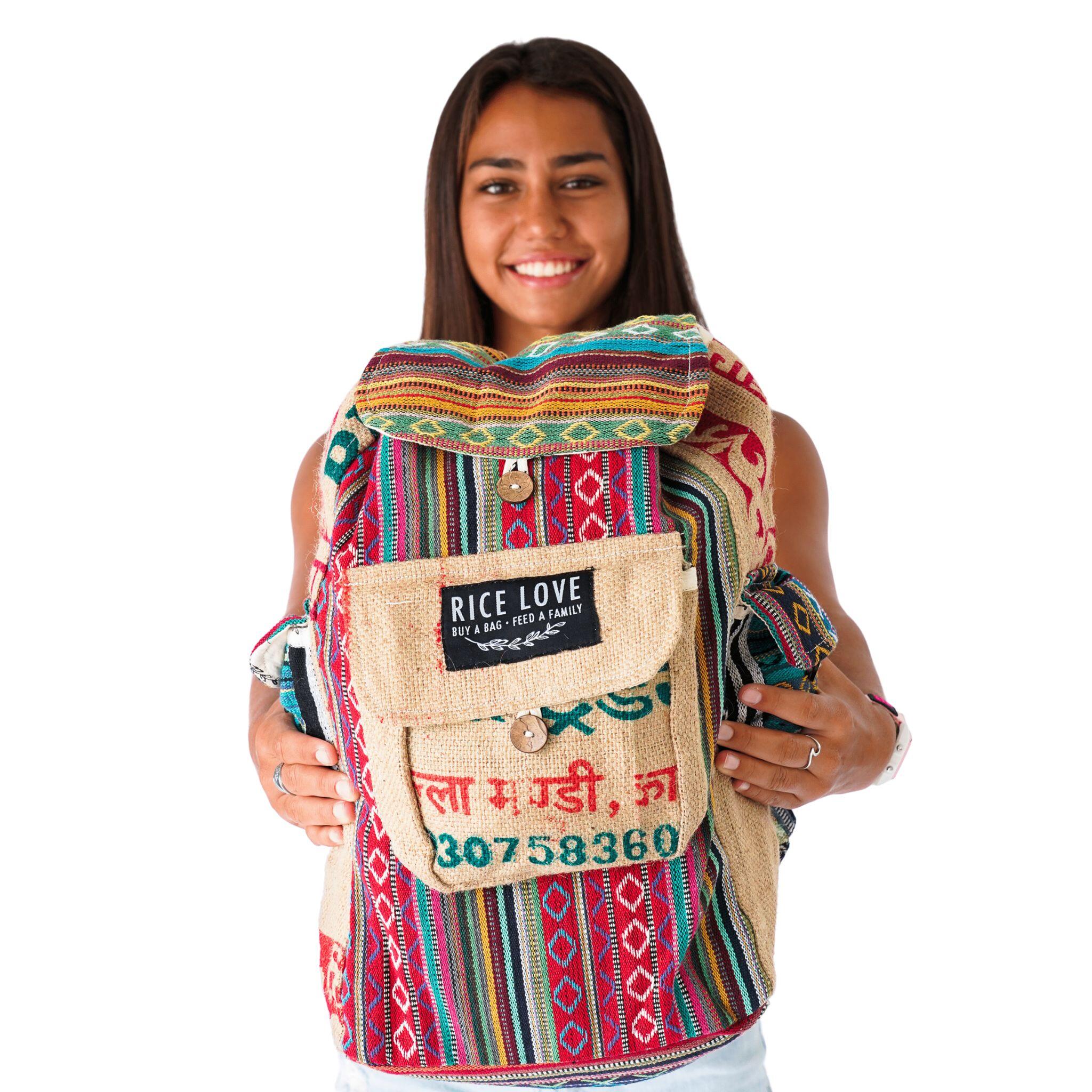 Recycled Travel Backpack Jaipur