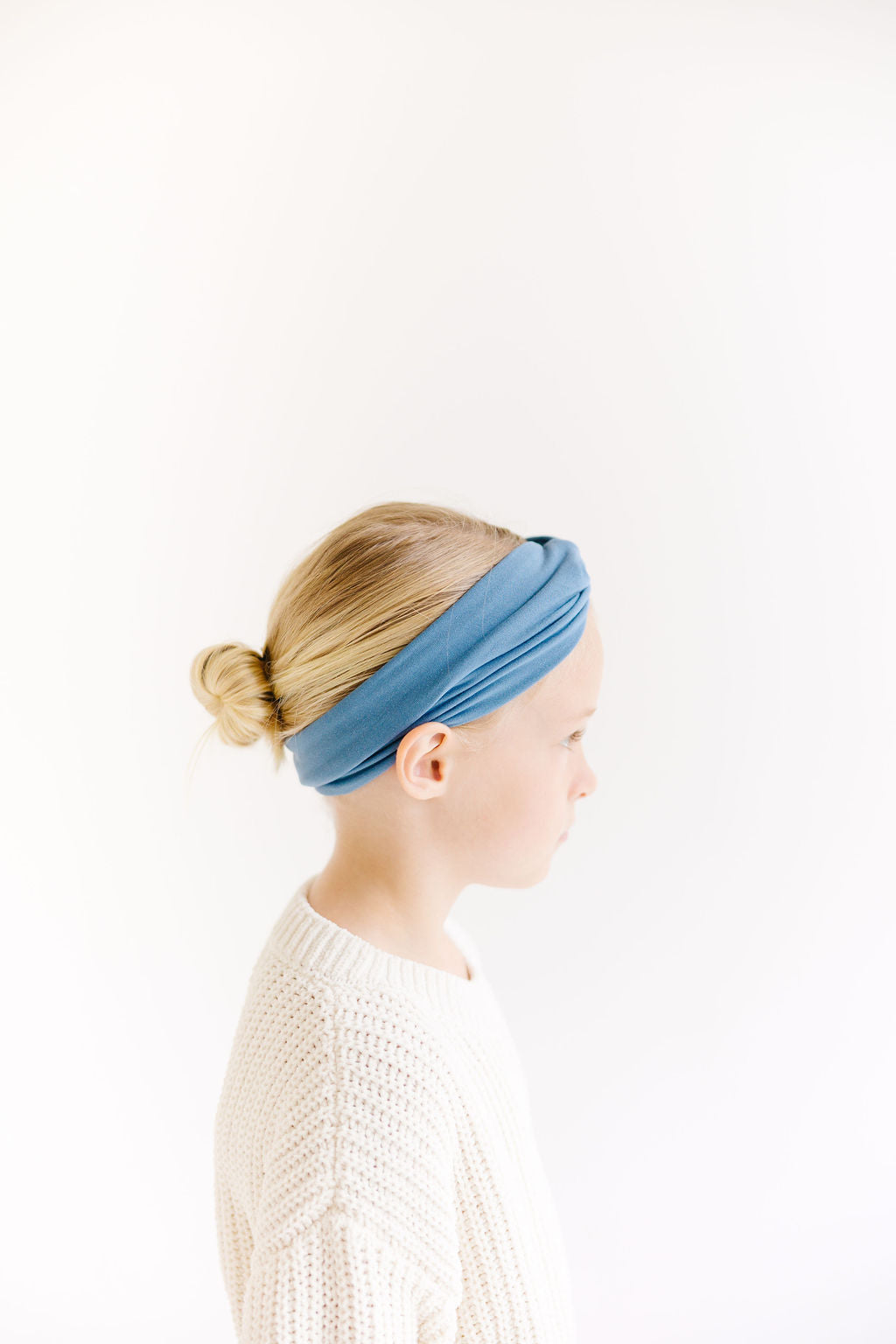 Black Solid Twisted Turban for Girls & Adults