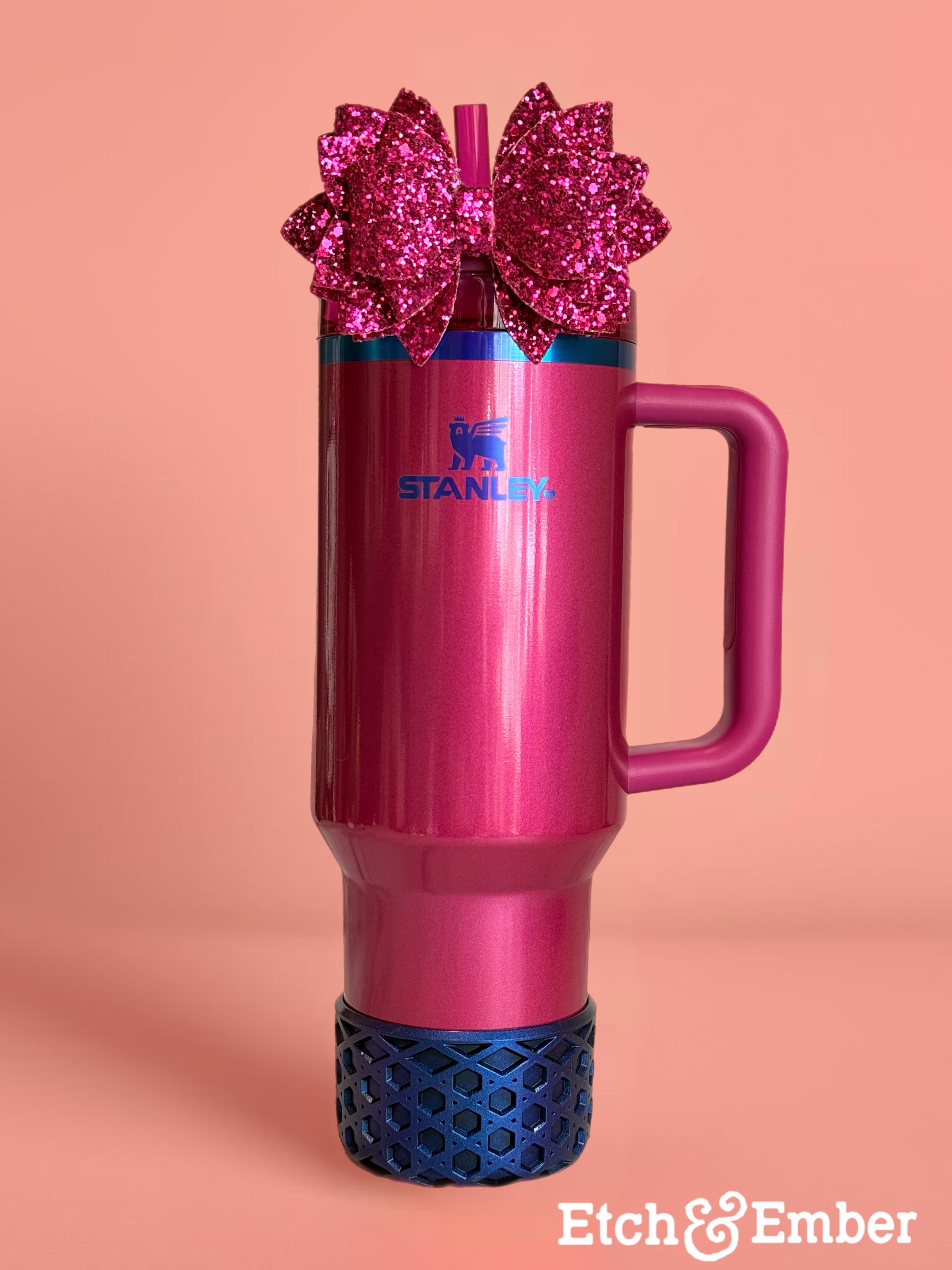 Blue Metallic Waffle Boot