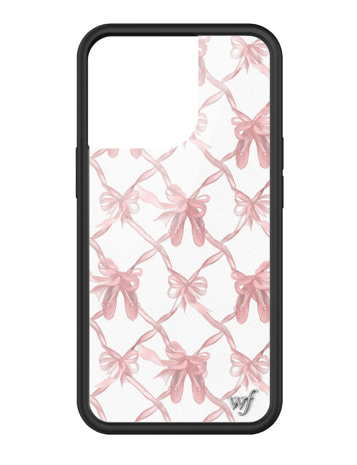 On Pointe Ballet Ribbon iPhone Case with Pink Slippers - Image 24