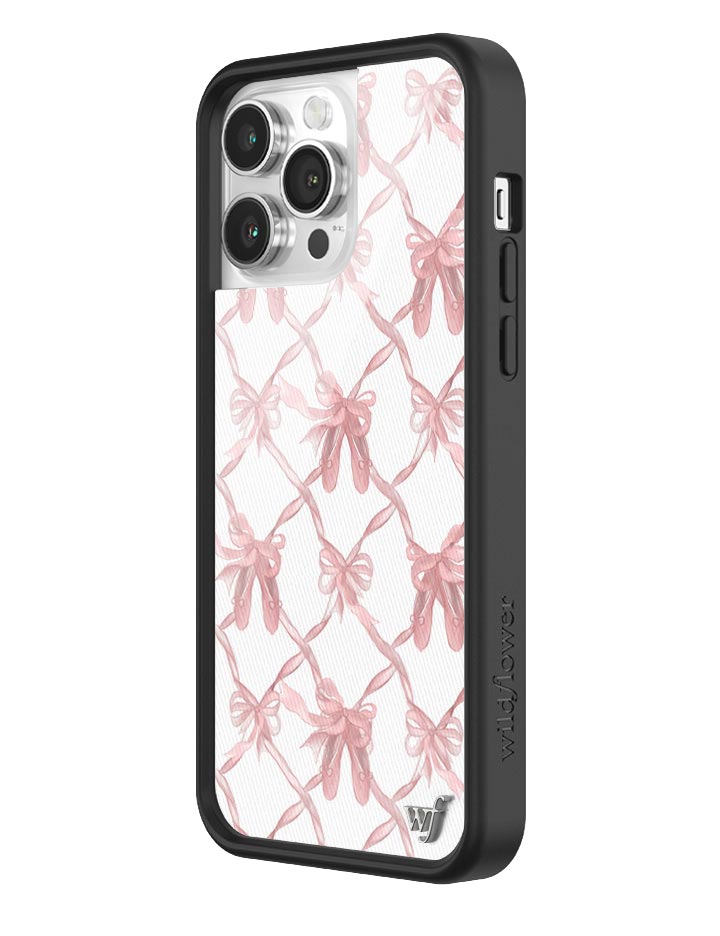 On Pointe Ballet Ribbon iPhone Case with Pink Slippers - Image 17