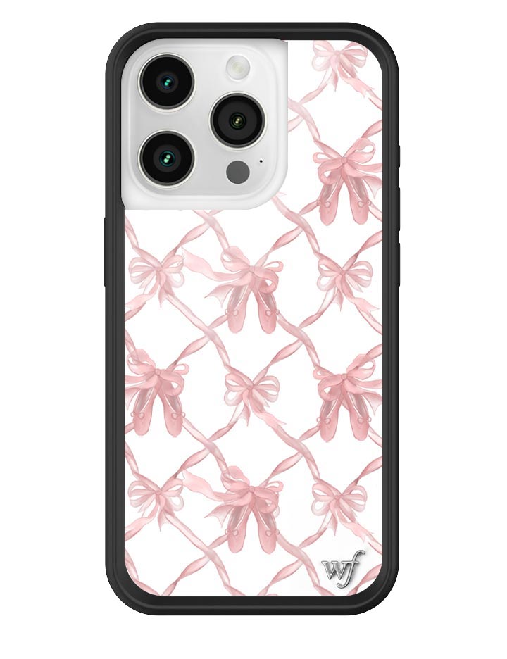 On Pointe Ballet Ribbon iPhone Case with Pink Slippers - Image 4
