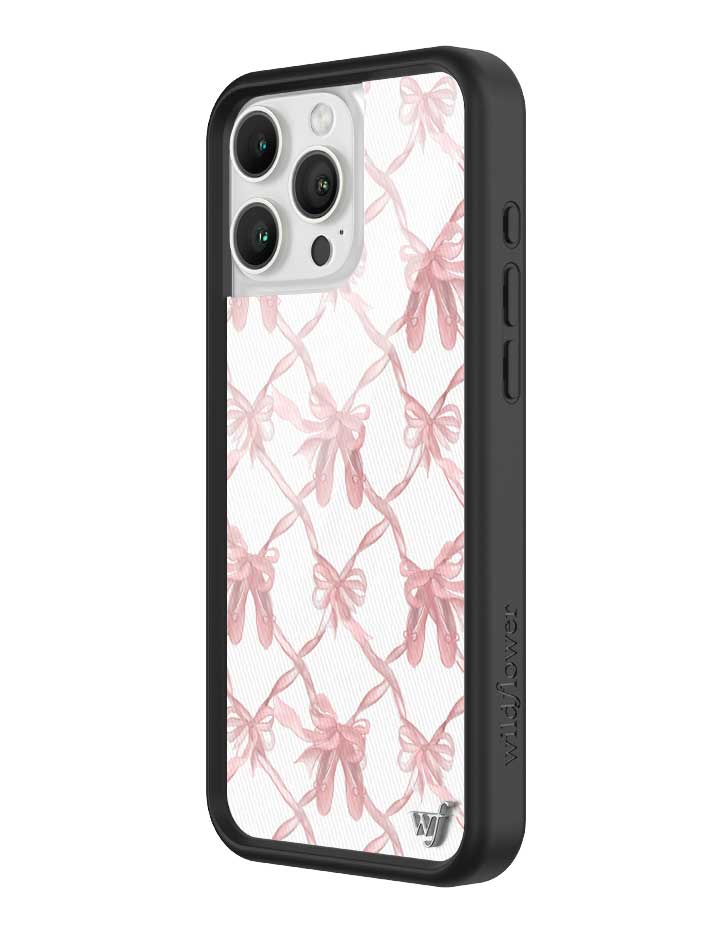 On Pointe Ballet Ribbon iPhone Case with Pink Slippers - Image 2