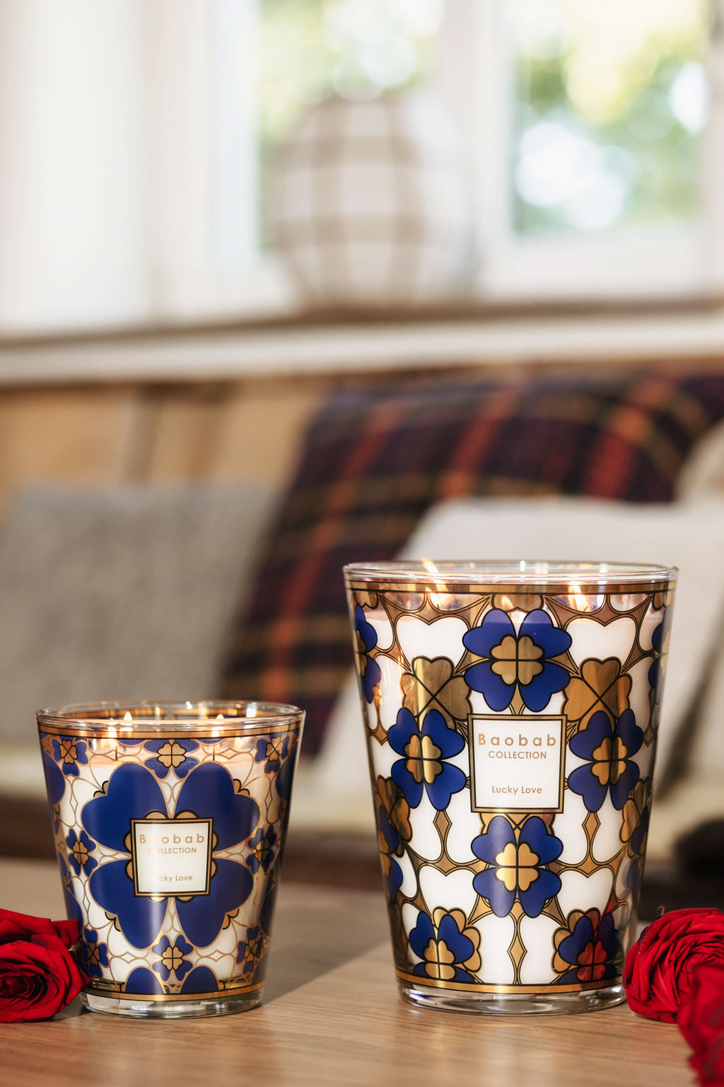 Lucky Love Max 24 Scented Candle with 24-Carat Gold Print