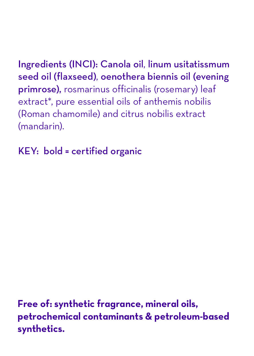 Overtired & Cranky Body Oil Massage