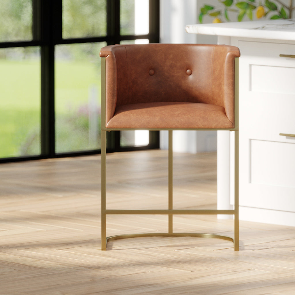 Greensboro Barstool in Brown