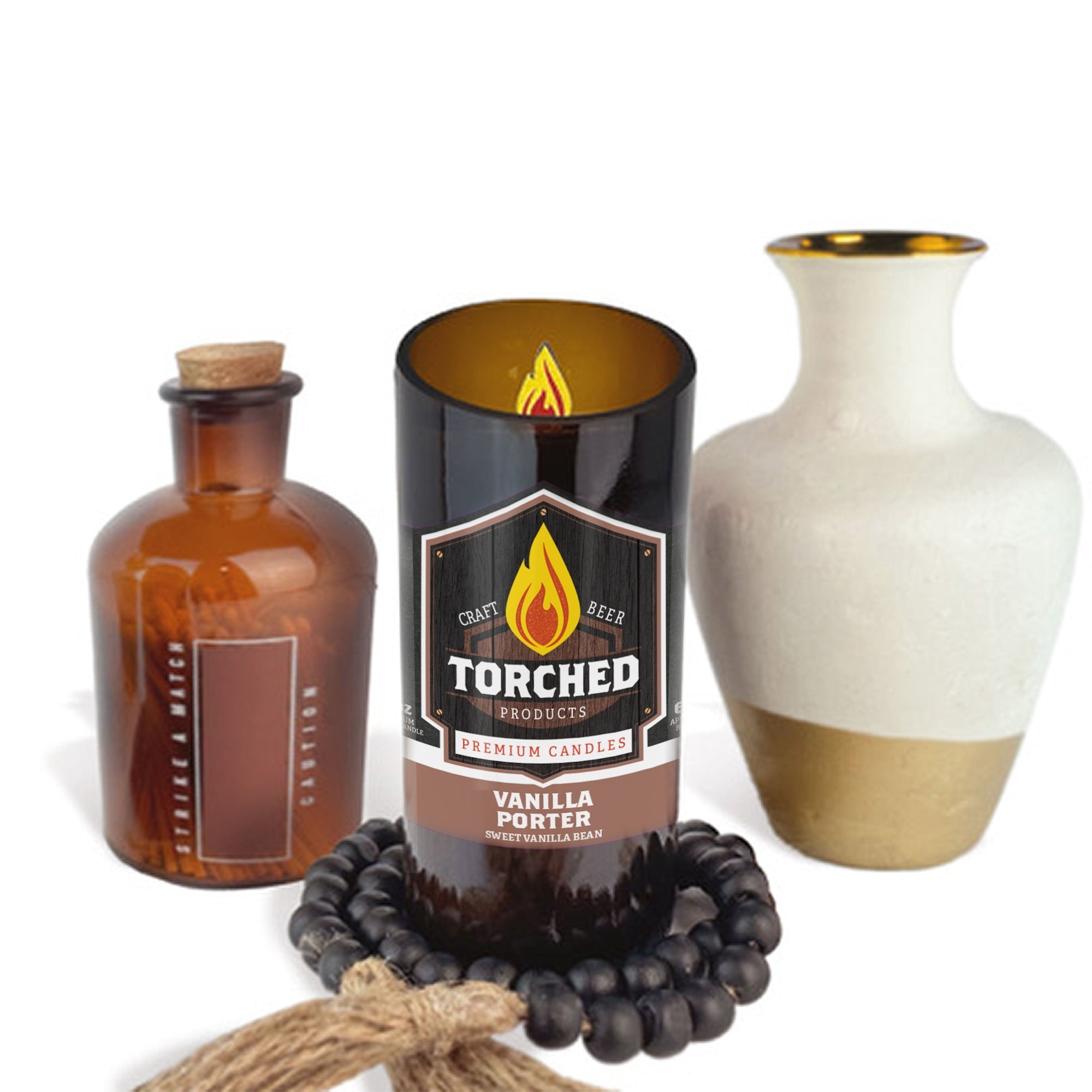 Vanilla Porter Beer Candle
