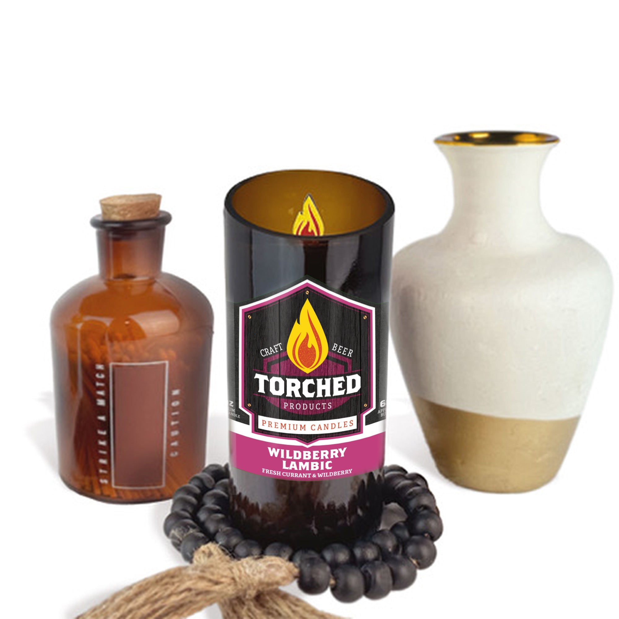 Wildberry Lambic Beer Candle