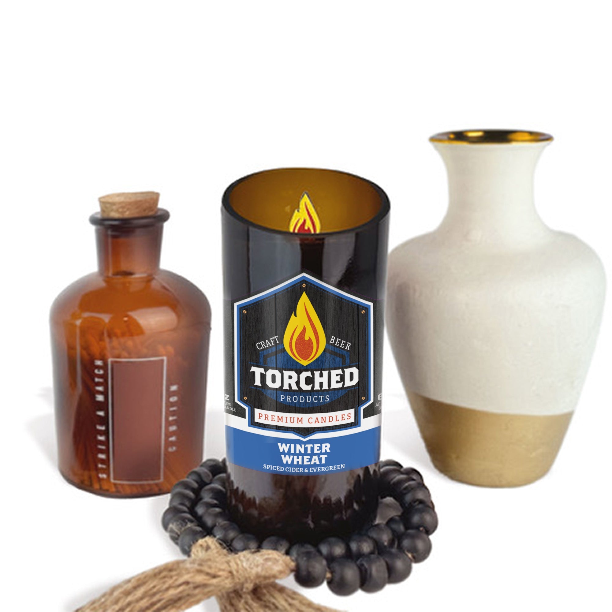 Winter Wheat Beer Candle