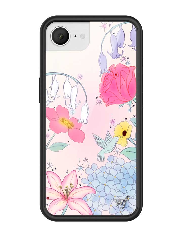 Bluebelle Dreams iPhone Case with Hummingbird and Floral Print - Image 10