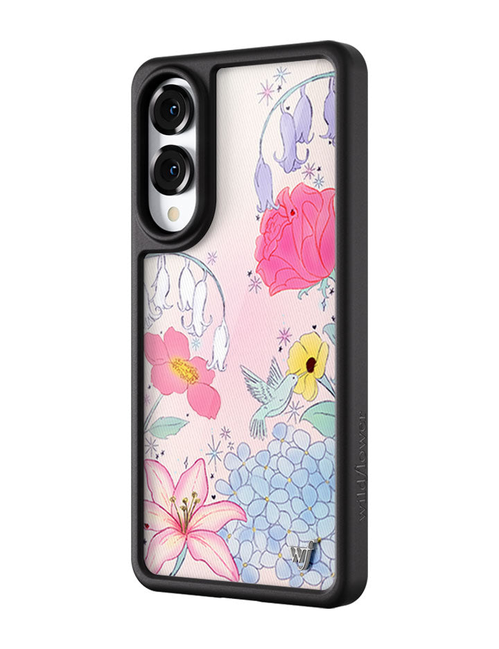 Bluebelle Dreams Floral Hummingbird Samsung Galaxy Phone Case - Image 4