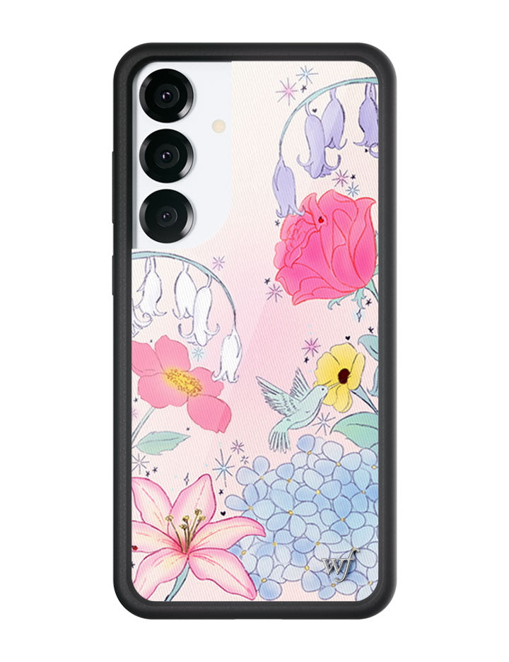 Bluebelle Dreams Floral Hummingbird Samsung Galaxy Phone Case - Image 5