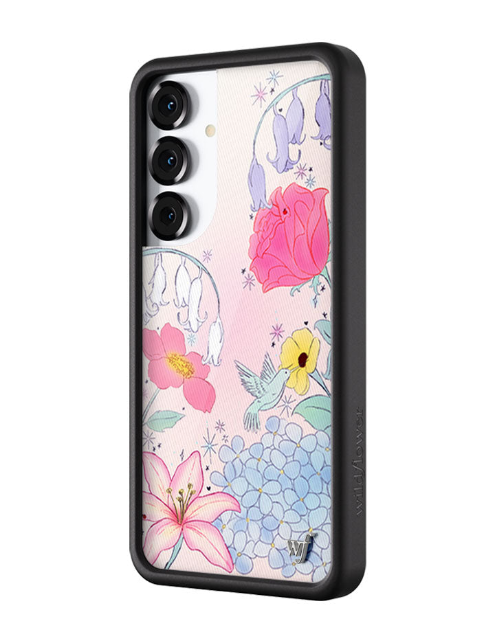 Bluebelle Dreams Floral Hummingbird Samsung Galaxy Phone Case - Image 6
