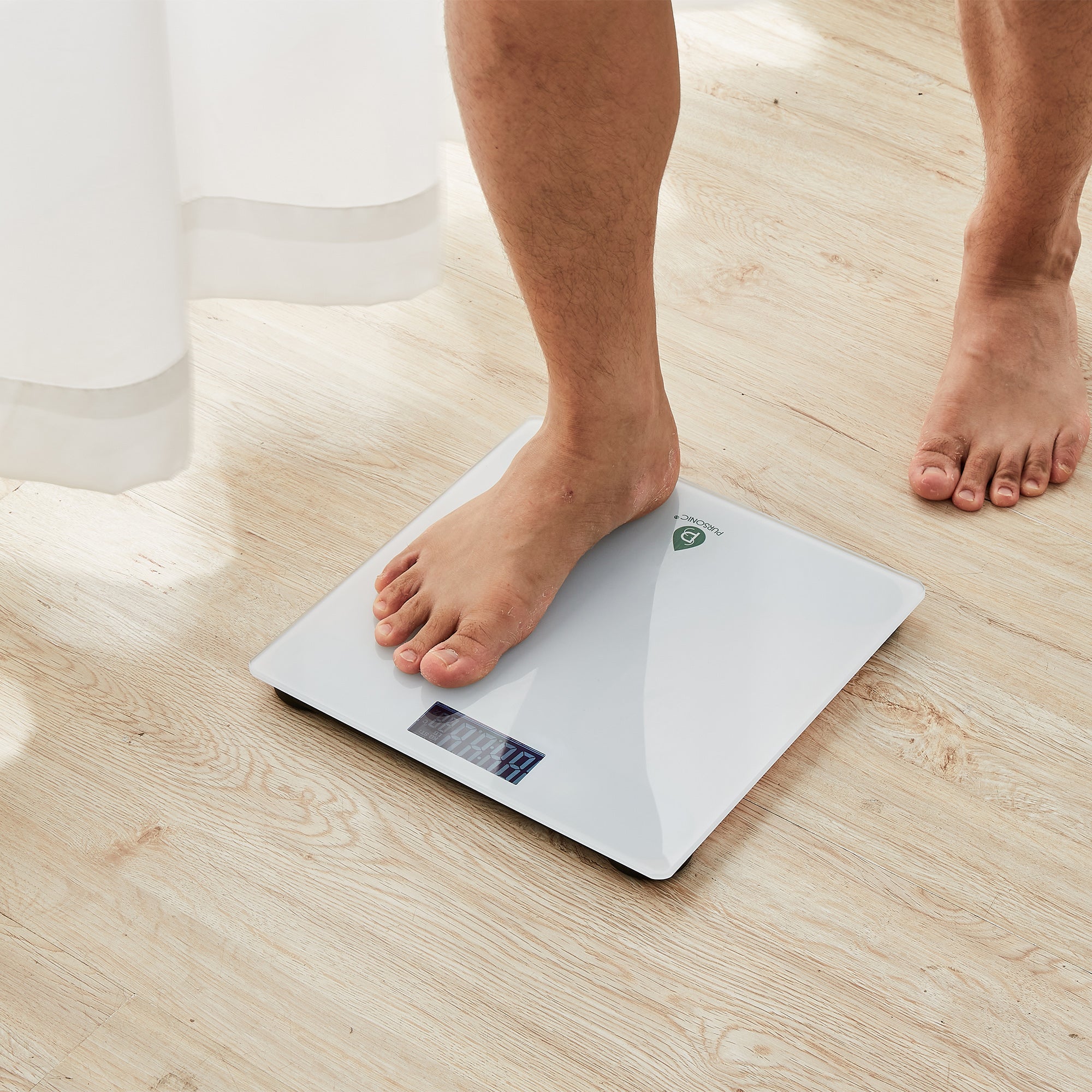 Pursonic Wellness Essentials Bundle: Bathroom Digital Scale + USB Portable Juicer & Blender Cup
