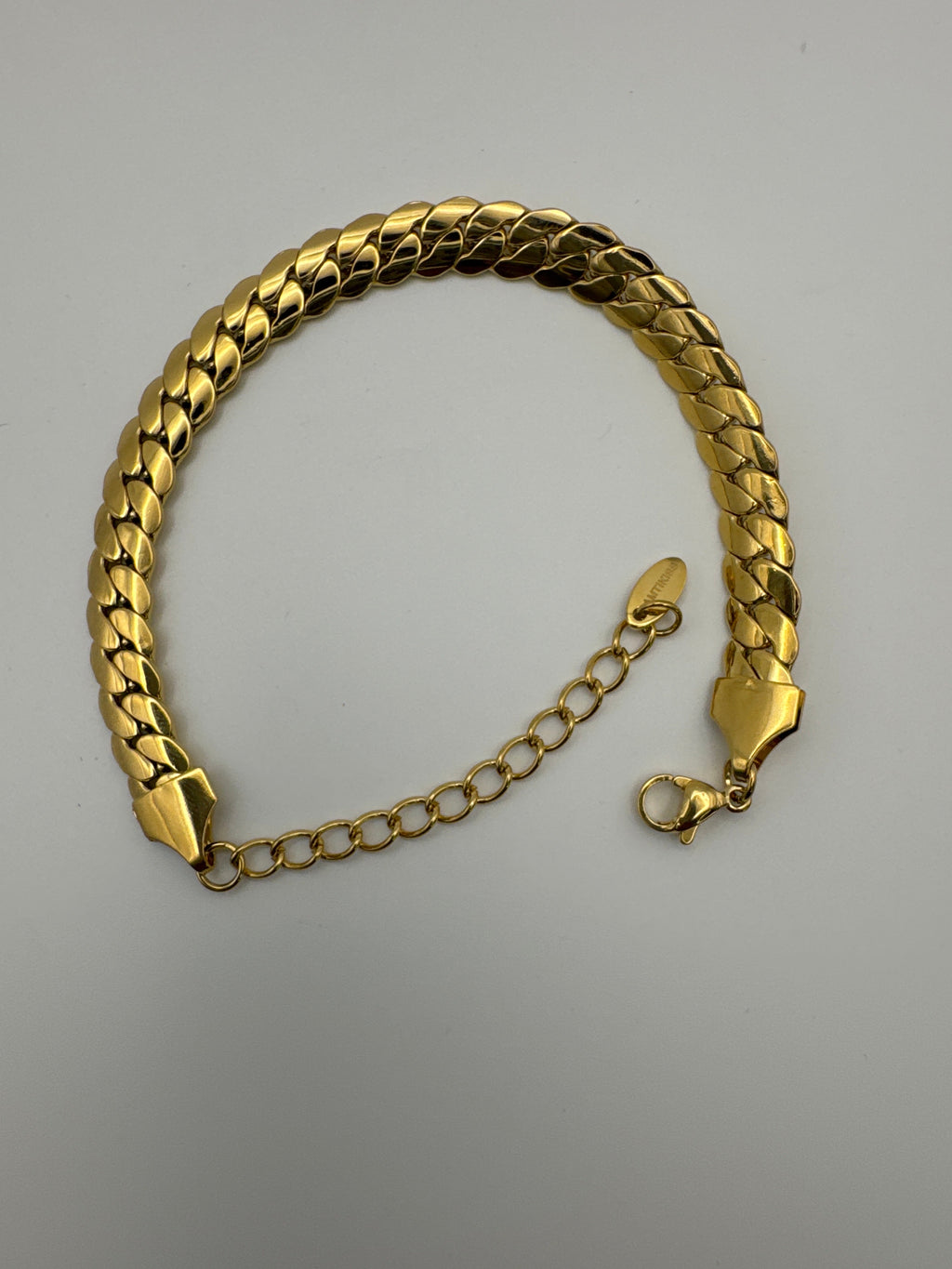 Hypoallergenic Gold Chain Bracelet - Nickel Free Stainless Steel Jewelry for Sensitive Skin