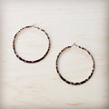 Extra Large Stainless Steel Leopard Hoop Earrings 219cd