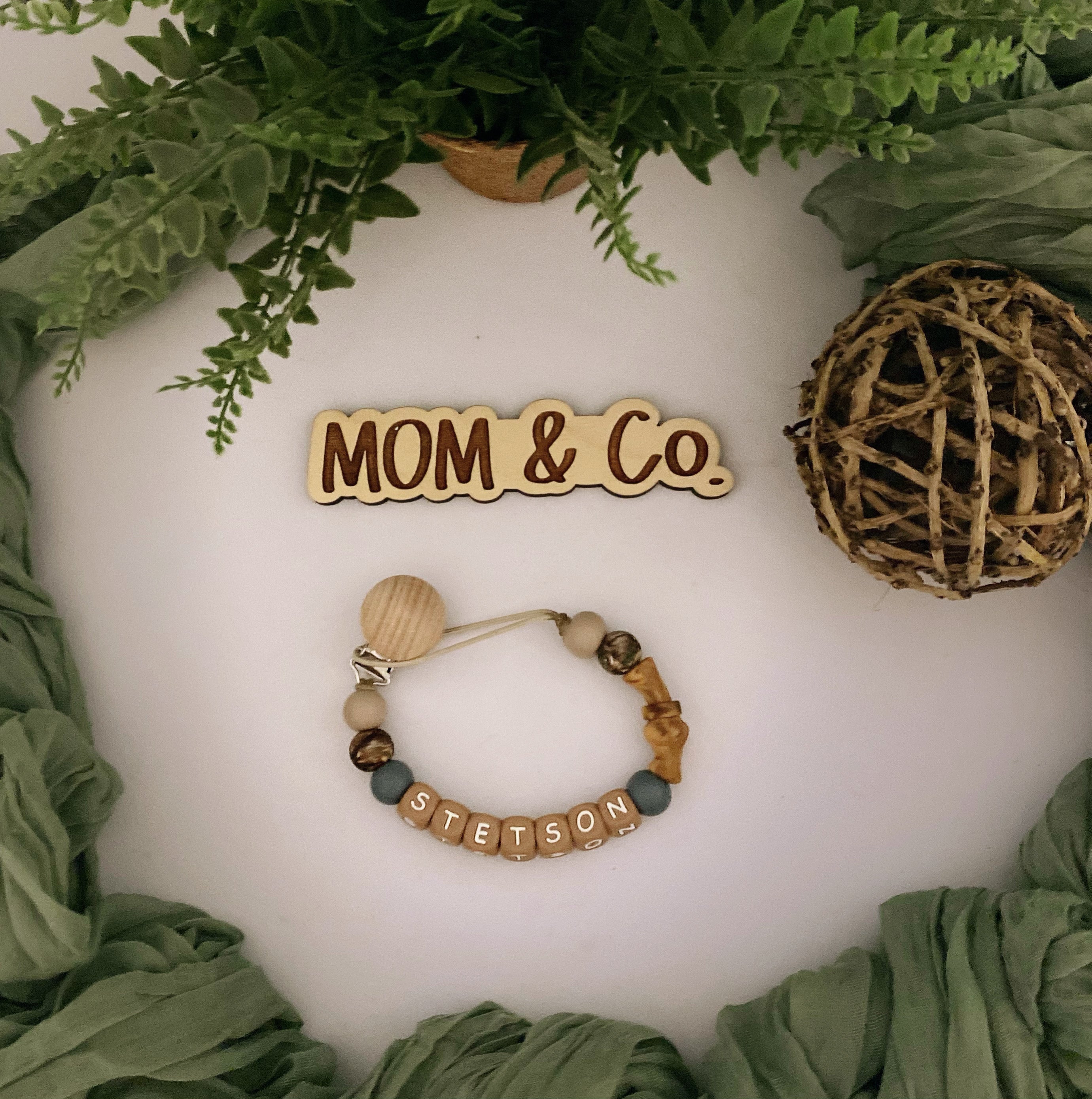 Personalized Paci Clip