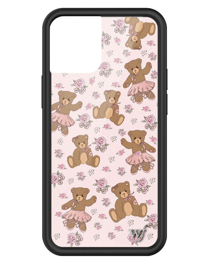 Bear-y Ballet iPhone Case with Pastel Floral Teddy Bears - Image 27