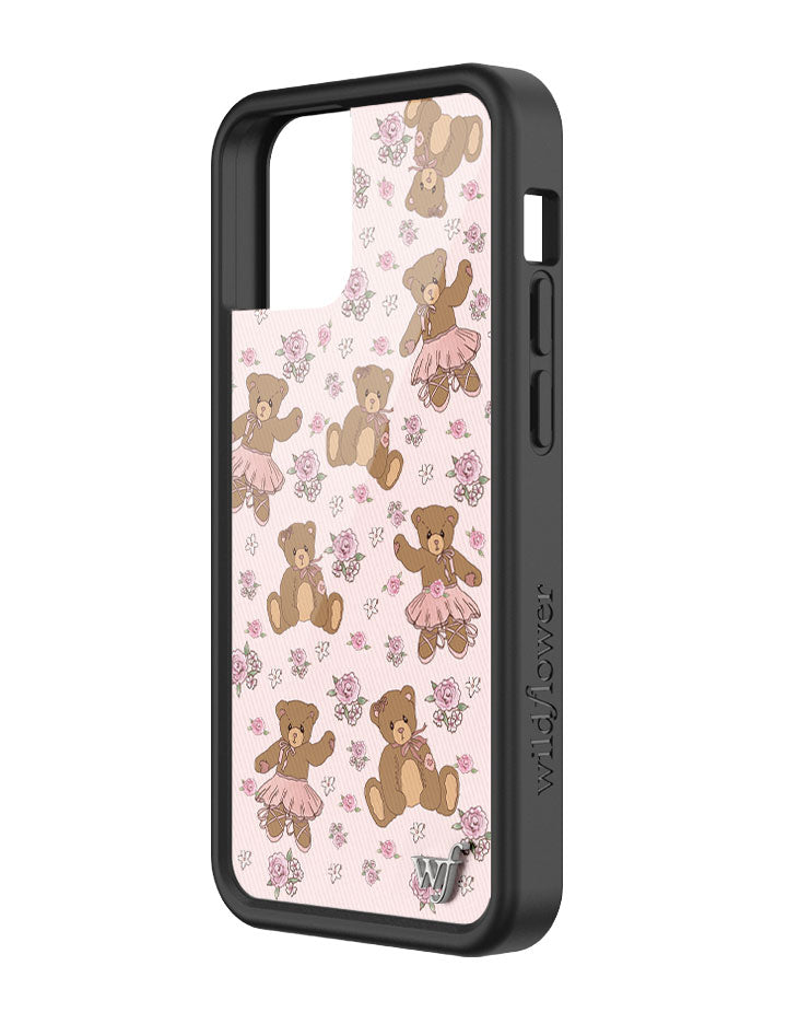 Bear-y Ballet iPhone Case with Pastel Floral Teddy Bears - Image 28