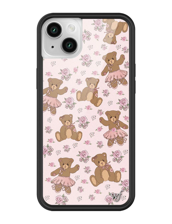 Bear-y Ballet iPhone Case with Pastel Floral Teddy Bears - Image 23